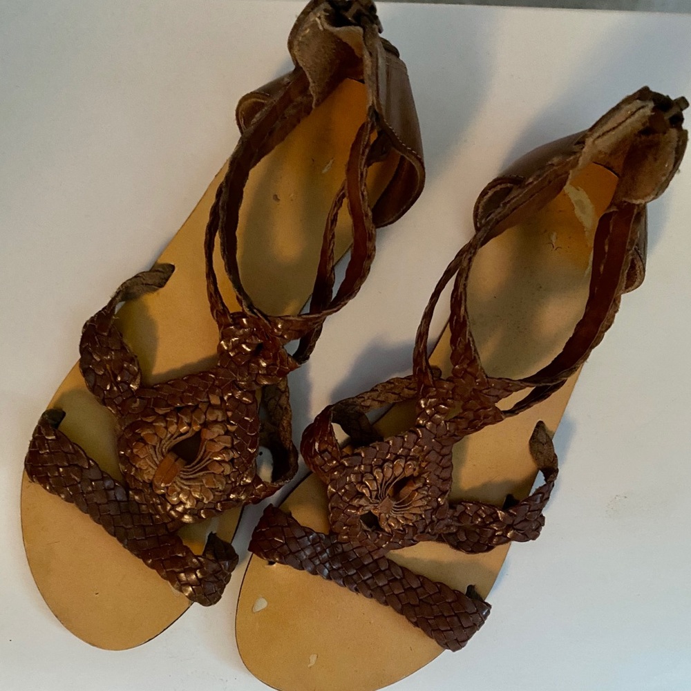 Ecoté Cognac Woven Gladiators